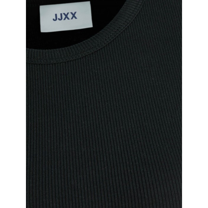 JACK&JONES ORIGINALS JXFELINE STR LS RIB TEE JRS NOOS Black | Freewear JXFELINE STR LS RIB TEE JRS NOOS - www.freewear.nl - Freewear