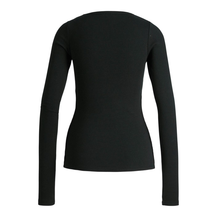JACK&JONES ORIGINALS JXFREYA STR LS RIB TEE JRS NOOS Black | Freewear JXFREYA STR LS RIB TEE JRS NOOS - www.freewear.nl - Freewear