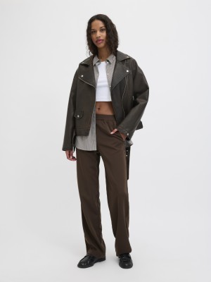 JACK&JONES ORIGINALS JXPOPPY REGULAR HW PANT NOOS Bracken | Freewear JXPOPPY REGULAR HW PANT NOOS - www.freewear.nl - Freewear