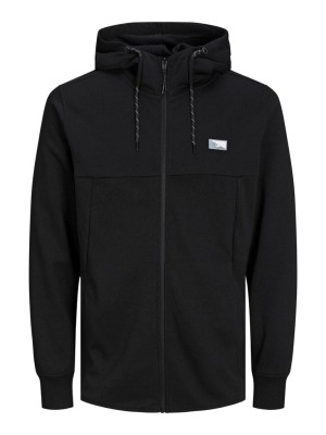 JACK&JONES ORIGINALS JCOAIR SWEAT ZIP HOOD NOOS. Black | Freewear JCOAIR SWEAT ZIP HOOD NOOS. - www.freewear.nl - Freewear