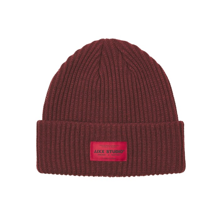 JACK&JONES ORIGINALS JXOTHELIA KNIT BEANIE ACC SN Cabernet | Freewear JXOTHELIA KNIT BEANIE ACC SN - www.freewear.nl - Freewear