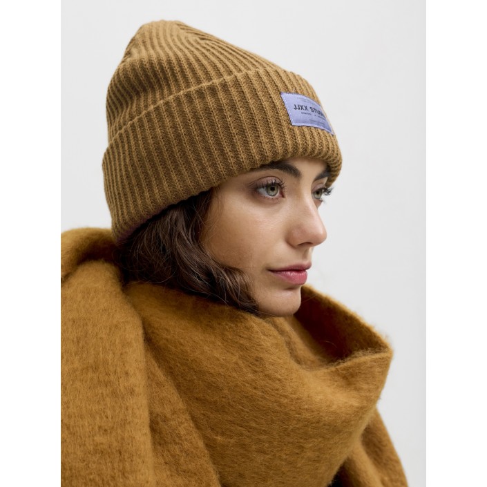 JACK&JONES ORIGINALS JXOTHELIA KNIT BEANIE ACC SN Rubber | Freewear JXOTHELIA KNIT BEANIE ACC SN - www.freewear.nl - Freewear