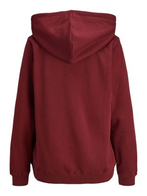 JACK&JONES ORIGINALS JXABBIE RLX LS EVERY HOOD SWT NOOS Cabernet/Port Royale | Freewear JXABBIE RLX LS EVERY HOOD SWT NOOS - www.freewear.nl - Freewear