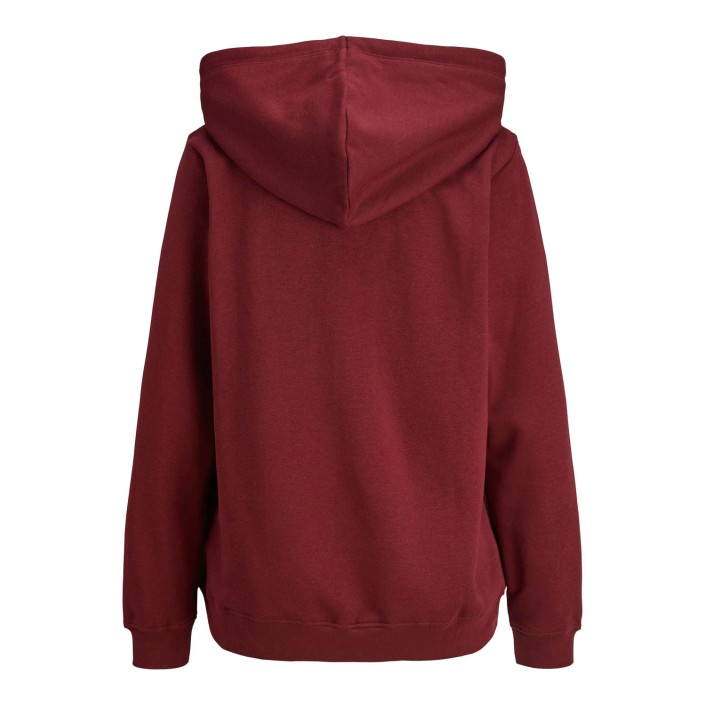 JACK&JONES ORIGINALS JXABBIE RLX LS EVERY HOOD SWT NOOS Cabernet/Port Royale | Freewear JXABBIE RLX LS EVERY HOOD SWT NOOS - www.freewear.nl - Freewear