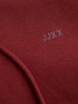 JACK&JONES ORIGINALS JXABBIE RLX LS EVERY HOOD SWT NOOS Cabernet/Port Royale | Freewear JXABBIE RLX LS EVERY HOOD SWT NOOS - www.freewear.nl - Freewear