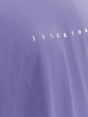 Jack & Jones:JACK&JONES ESSENTIALS JJESTAR JJ TEE SS NOOS Twilight Purple | Freewear JJESTAR JJ TEE SS NOOS - www.freewear.nl - Freewear
