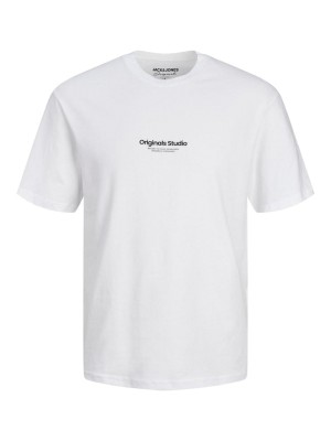 JACK&JONES ORIGINALS JORVESTERBRO TEE SS CREW NECK NOOS Bright White | Freewear JORVESTERBRO TEE SS CREW NECK NOOS - www.freewear.nl - Freewear