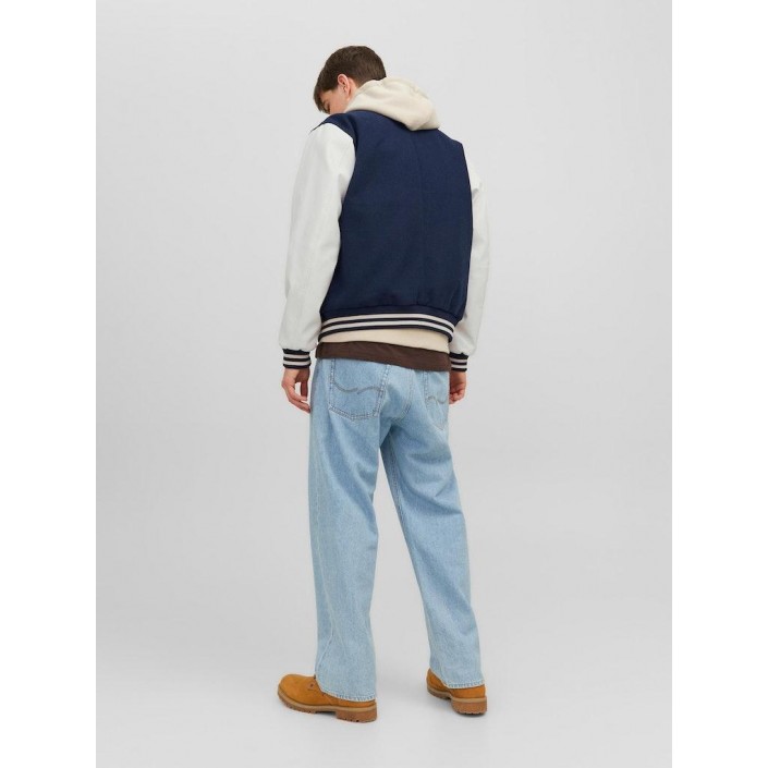 JACK&JONES ORIGINALS JORCOLLEGE WOOL BLEND BOMBER NOOS Total Eclipse | Freewear JORCOLLEGE WOOL BLEND BOMBER NOOS - www.freewear.nl - Freewear