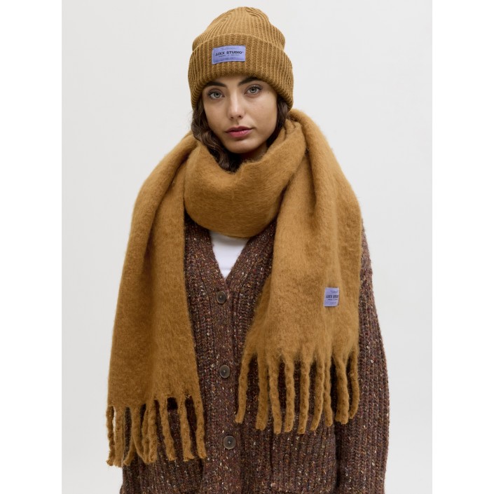 JACK&JONES ORIGINALS JXLESLIE SCARF ACC SN Rubber | Freewear JXLESLIE SCARF ACC SN - www.freewear.nl - Freewear
