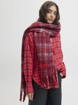 JACK&JONES ORIGINALS JXLESLIE SCARF ACC SN Barberry/W. Carbernet/\\'Violet Ic | Freewear JXLESLIE SCARF ACC SN - www.freewear.nl - Freewear