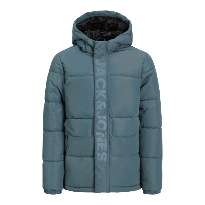 jack en jones boys JCOSPEED PUFFER SN JNR Stormy Weather/TONE IN TONE LOGO | Freewear JCOSPEED PUFFER SN JNR - www.freewear.nl - Freewear