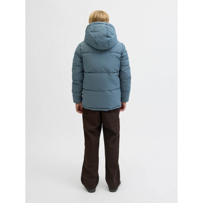 jack en jones boys JCOSPEED PUFFER SN JNR Stormy Weather/TONE IN TONE LOGO | Freewear JCOSPEED PUFFER SN JNR - www.freewear.nl - Freewear