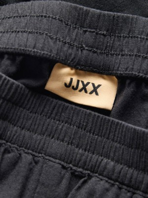 JACK&JONES ORIGINALS JXPOPPY SUMMER HW SHORTS PNT LN Black | Freewear JXPOPPY SUMMER HW SHORTS PNT LN - www.freewear.nl - Freewear