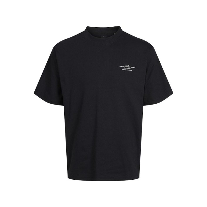 JACK%JONES PREMIUM JPRCCCHAD BRANDING SS CREW NECK TEE: Black | Freewear JPRCCCHAD BRANDING SS CREW NECK TEE: - www.freewear.nl - Freewear