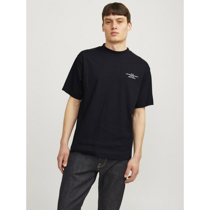 JACK%JONES PREMIUM JPRCCCHAD BRANDING SS CREW NECK TEE: Black | Freewear JPRCCCHAD BRANDING SS CREW NECK TEE: - www.freewear.nl - Freewear