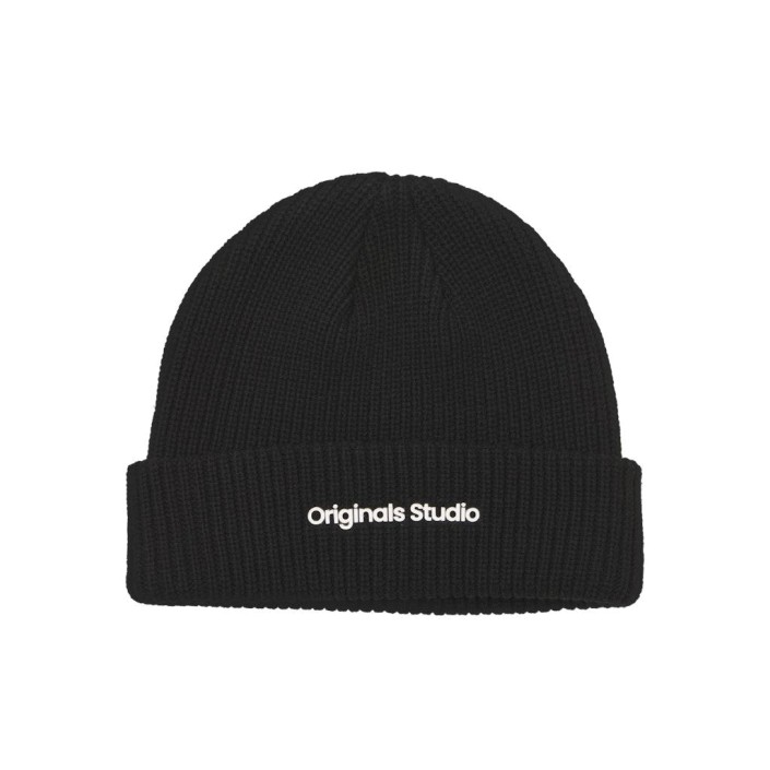 JACK&JONES ORIGINALS JACVESTERBRO BEANIE NOOS Black | Freewear JACVESTERBRO BEANIE NOOS - www.freewear.nl - Freewear