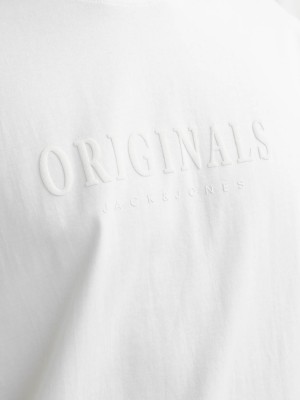 JACK&JONES ORIGINALS JORFREDERIKSBERG TEE SS CREW NECK N: Bright White | Freewear JORFREDERIKSBERG TEE SS CREW NECK N: - www.freewear.nl - Freewear