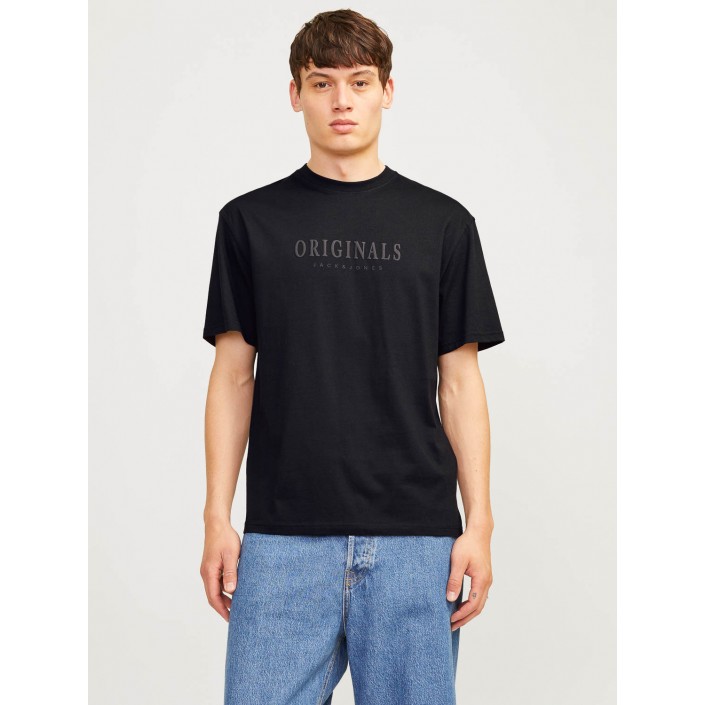 JACK&JONES ORIGINALS JORFREDERIKSBERG TEE SS CREW NECK N: Black | Freewear JORFREDERIKSBERG TEE SS CREW NECK N: - www.freewear.nl - Freewear
