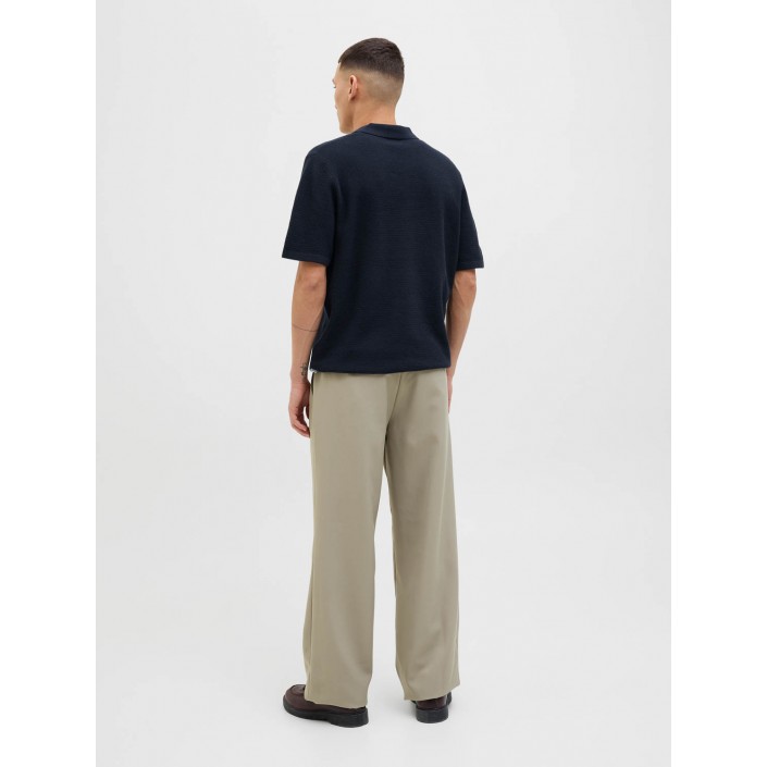 Jack & Jones:JACK&JONES ESSENTIALS JJEGEORGE KNIT POLO SS SN Navy Blazer | Freewear JJEGEORGE KNIT POLO SS SN - www.freewear.nl - Freewear