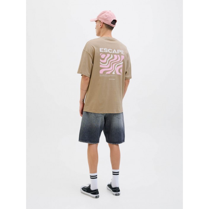 JACK&JONES ORIGINALS JJEAMES TEE SS CREW NECK Coriander | Freewear JJEAMES TEE SS CREW NECK - www.freewear.nl - Freewear