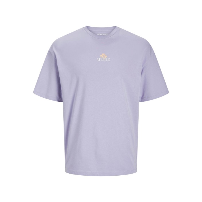 JACK&JONES ORIGINALS JJEAMES TEE SS CREW NECK Languid Lavender | Freewear JJEAMES TEE SS CREW NECK - www.freewear.nl - Freewear