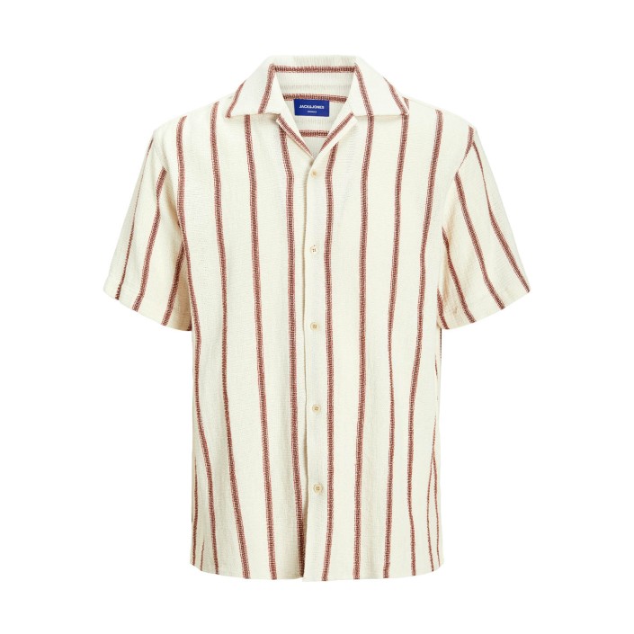 JACK&JONES ORIGINALS JORCOBA STRIPE RESORT SHIRT SS SN Arabian Spice | Freewear JORCOBA STRIPE RESORT SHIRT SS SN - www.freewear.nl - Freewear