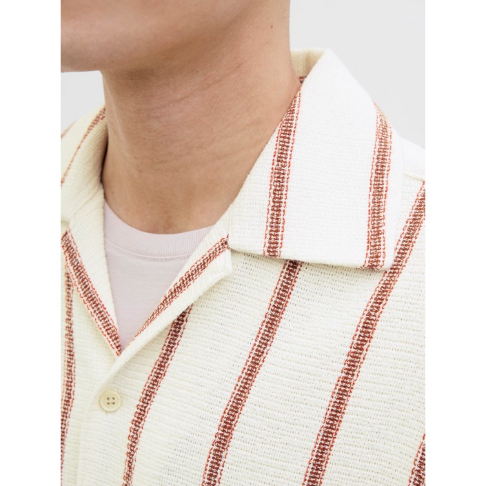 JACK&JONES ORIGINALS JORCOBA STRIPE RESORT SHIRT SS SN Arabian Spice | Freewear JORCOBA STRIPE RESORT SHIRT SS SN - www.freewear.nl - Freewear