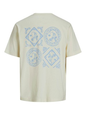 JACK&JONES ORIGINALS JORPAROS EASTER SKETCH TEE SS CREW : Antique White/BANDANA | Freewear JORPAROS EASTER SKETCH TEE SS CREW : - www.freewear.nl - Freewear