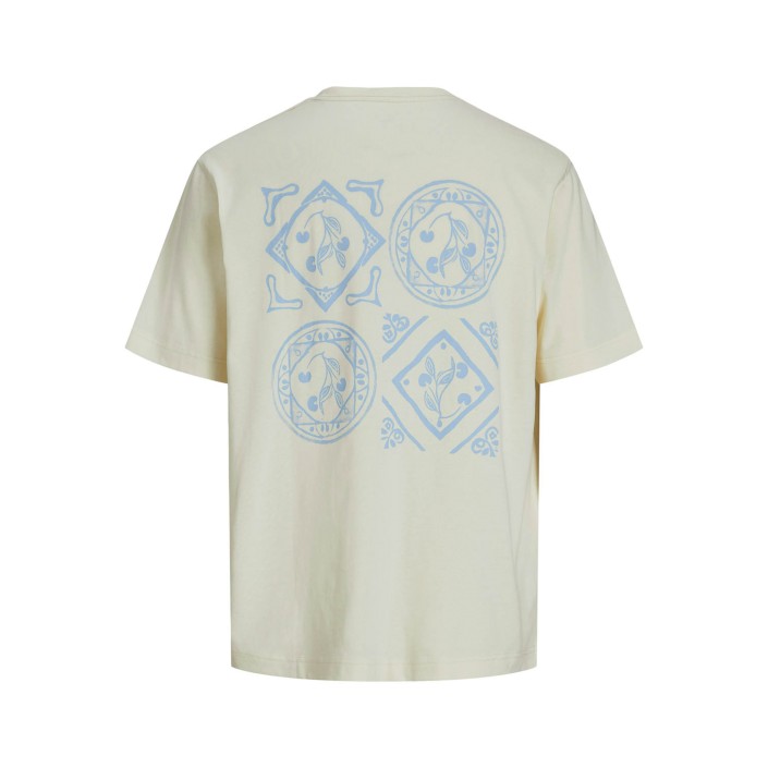 JACK&JONES ORIGINALS JORPAROS EASTER SKETCH TEE SS CREW : Antique White/BANDANA | Freewear JORPAROS EASTER SKETCH TEE SS CREW : - www.freewear.nl - Freewear
