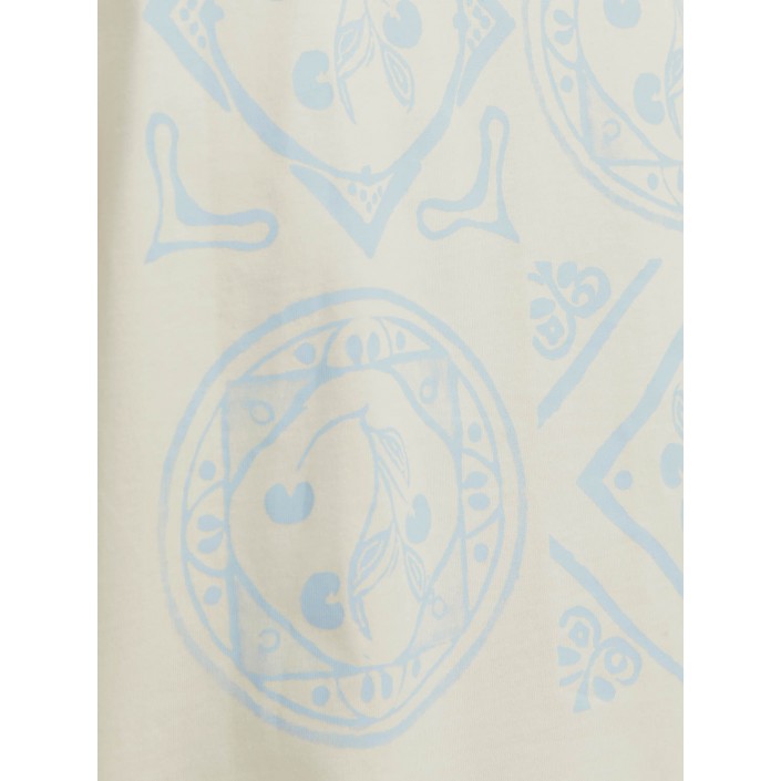 JACK&JONES ORIGINALS JORPAROS EASTER SKETCH TEE SS CREW : Antique White/BANDANA | Freewear JORPAROS EASTER SKETCH TEE SS CREW : - www.freewear.nl - Freewear