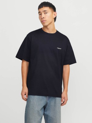 JACK&JONES ORIGINALS JORPAROS EASTER SKETCH TEE SS CREW : Black/BANDANA | Freewear JORPAROS EASTER SKETCH TEE SS CREW : - www.freewear.nl - Freewear