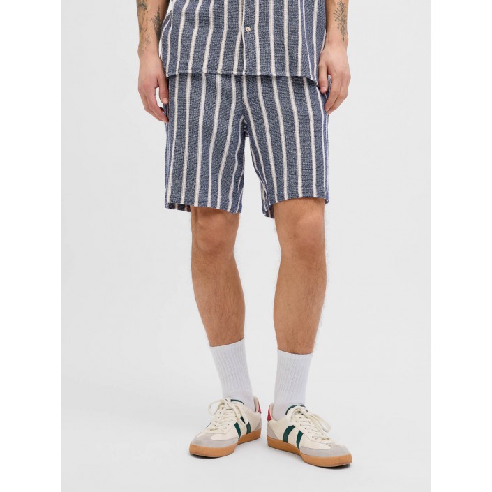 JACK&JONES ORIGINALS JPSTJAIDEN COBA STRIPE JOG SHORT SR: Ocean Cavern | Freewear JPSTJAIDEN COBA STRIPE JOG SHORT SR: - www.freewear.nl - Freewear