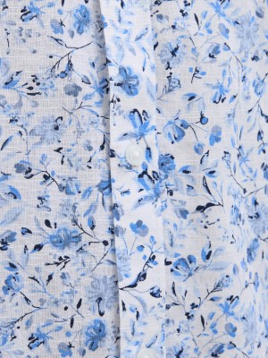 JACK%JONES PREMIUM JPRBLASUMMER PRINT S/S SHIRT SN Super Sonic | Freewear JPRBLASUMMER PRINT S/S SHIRT SN - www.freewear.nl - Freewear
