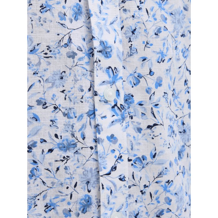 JACK%JONES PREMIUM JPRBLASUMMER PRINT S/S SHIRT SN Super Sonic | Freewear JPRBLASUMMER PRINT S/S SHIRT SN - www.freewear.nl - Freewear