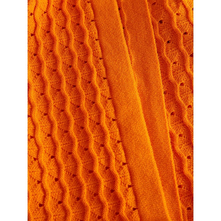JACK&JONES ORIGINALS JXNEYE ONE SHOULDER TOP KNIT Persimmon Orange | Freewear JXNEYE ONE SHOULDER TOP KNIT - www.freewear.nl - Freewear