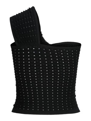 JACK&JONES ORIGINALS JXNEYE ONE SHOULDER TOP KNIT Black | Freewear JXNEYE ONE SHOULDER TOP KNIT - www.freewear.nl - Freewear