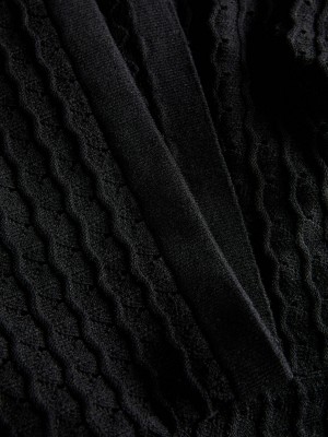 JACK&JONES ORIGINALS JXNEYE ONE SHOULDER TOP KNIT Black | Freewear JXNEYE ONE SHOULDER TOP KNIT - www.freewear.nl - Freewear