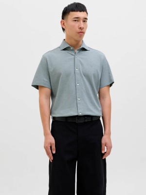 JACK%JONES PREMIUM JPRBLALANCE PIQUE S/S SHIRT SMU Stormy Sea | Freewear JPRBLALANCE PIQUE S/S SHIRT SMU - www.freewear.nl - Freewear