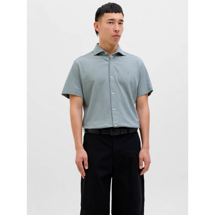 JACK%JONES PREMIUM JPRBLALANCE PIQUE S/S SHIRT SMU Stormy Sea | Freewear JPRBLALANCE PIQUE S/S SHIRT SMU - www.freewear.nl - Freewear