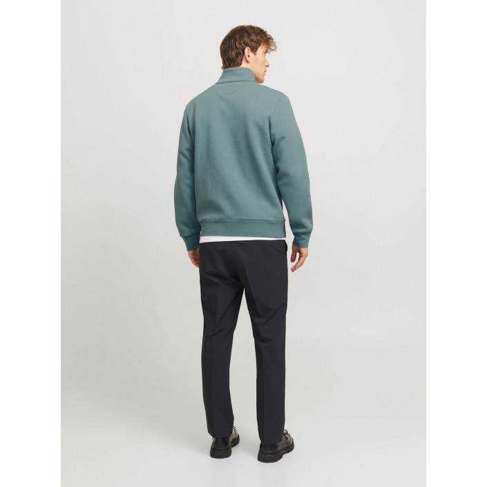 JACK%JONES PREMIUM JPRBLUFRANKIE SWEAT ZIP HIGH NECK Seaborne | Freewear JPRBLUFRANKIE SWEAT ZIP HIGH NECK - www.freewear.nl - Freewear