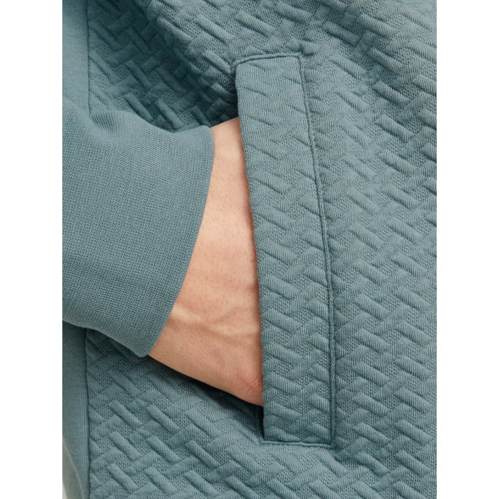 JACK%JONES PREMIUM JPRBLUFRANKIE SWEAT ZIP HIGH NECK Seaborne | Freewear JPRBLUFRANKIE SWEAT ZIP HIGH NECK - www.freewear.nl - Freewear