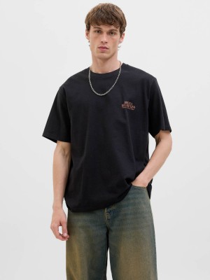 JACK&JONES ORIGINALS JORHYDRA PHOTO TEE SS CREW NECK Black | Freewear JORHYDRA PHOTO TEE SS CREW NECK - www.freewear.nl - Freewear