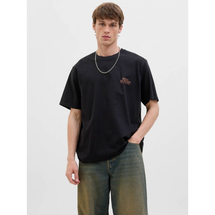 JACK&JONES ORIGINALS JORHYDRA PHOTO TEE SS CREW NECK Black | Freewear JORHYDRA PHOTO TEE SS CREW NECK - www.freewear.nl - Freewear
