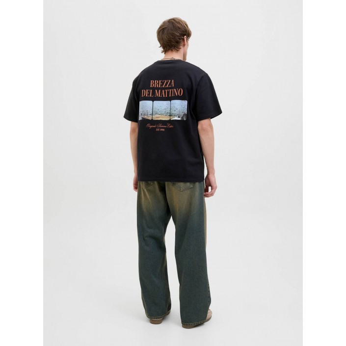 JACK&JONES ORIGINALS JORHYDRA PHOTO TEE SS CREW NECK Black | Freewear JORHYDRA PHOTO TEE SS CREW NECK - www.freewear.nl - Freewear