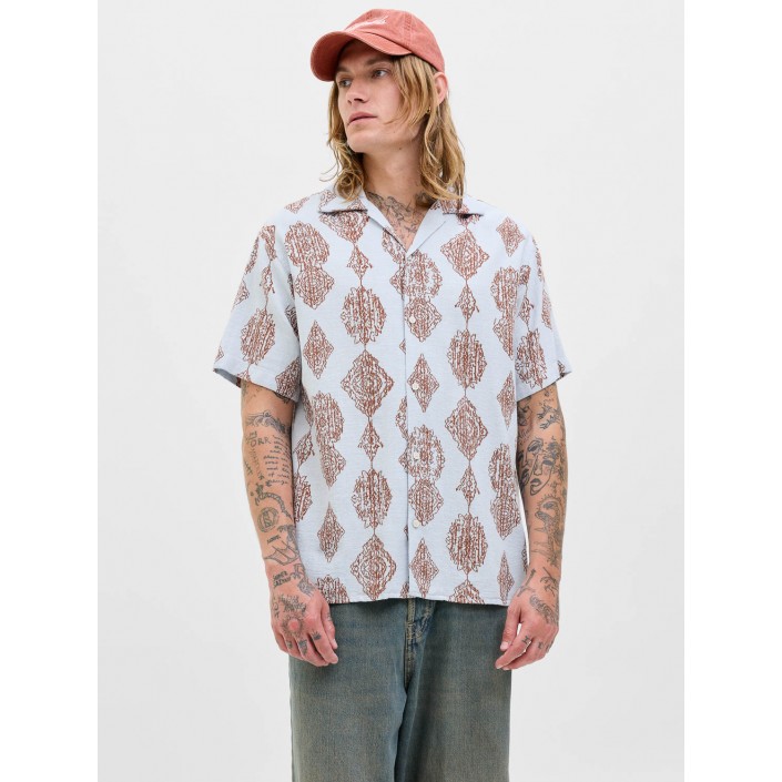 JACK&JONES ORIGINALS JORHYDRA NOTO SHIRT SS LN Skyway | Freewear JORHYDRA NOTO SHIRT SS LN - www.freewear.nl - Freewear