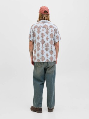 JACK&JONES ORIGINALS JORHYDRA NOTO SHIRT SS LN Skyway | Freewear JORHYDRA NOTO SHIRT SS LN - www.freewear.nl - Freewear