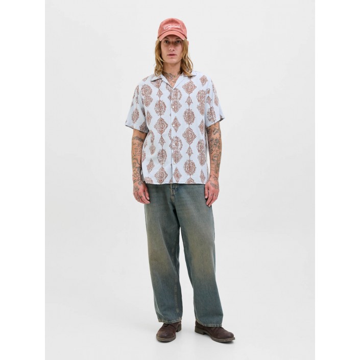 JACK&JONES ORIGINALS JORHYDRA NOTO SHIRT SS LN Skyway | Freewear JORHYDRA NOTO SHIRT SS LN - www.freewear.nl - Freewear