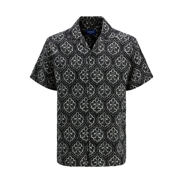 JACK&JONES ORIGINALS JORHYDRA NOTO SHIRT SS LN Black | Freewear JORHYDRA NOTO SHIRT SS LN - www.freewear.nl - Freewear