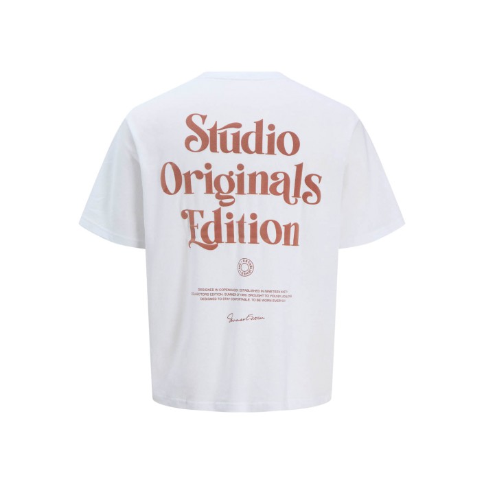 JACK&JONES ORIGINALS JORACAPULCO TYPE TEE SS CREW NECK Bright White | Freewear JORACAPULCO TYPE TEE SS CREW NECK - www.freewear.nl - Freewear