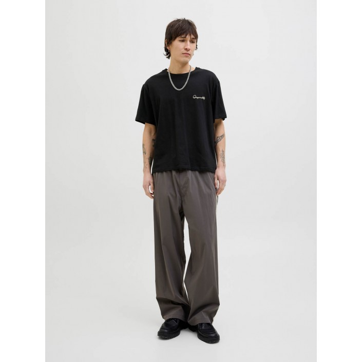 JACK&JONES ORIGINALS JORACAPULCO TYPE TEE SS CREW NECK Black | Freewear JORACAPULCO TYPE TEE SS CREW NECK - www.freewear.nl - Freewear